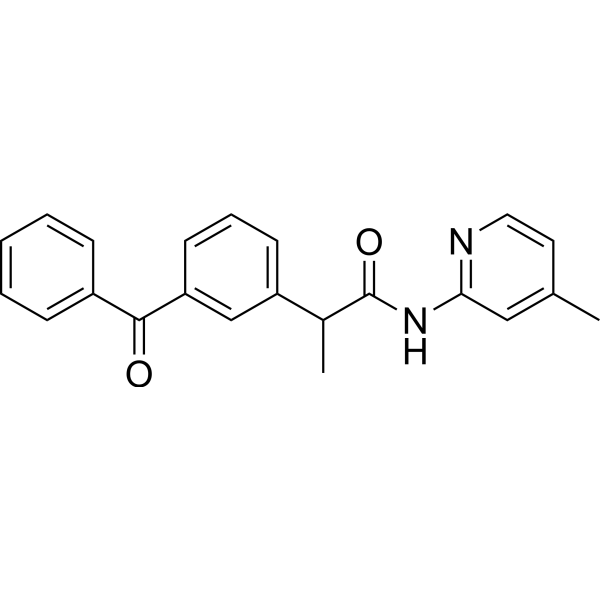 吡酮洛芬结构式