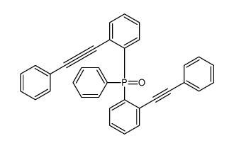 1-(2-phenylethynyl)-2-[phenyl-[2-(2-phenylethynyl)phenyl]phosphoryl]benzene结构式