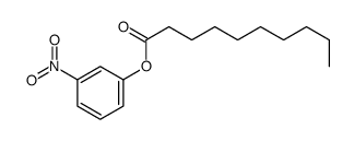 (3-nitrophenyl) decanoate结构式