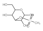6-(hydroxymethyl)-4-methylsulfonyloxy-oxane-2,3,5-triol Structure