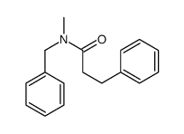 N-benzyl-N-methyl-3-phenylpropanamide Structure