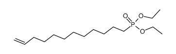 diethyl dodec-11-enylphosphonate结构式