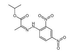 2-((Z)-2,4-dinitro-phenylhydrazono)-propionic acid isopropyl ester Structure