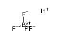 indium(I) tetrafluoroborate Structure