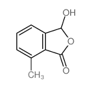 (3R)-3-Hydroxy-7-methyl-3H-isobenzofuran-1-one结构式