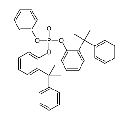 bis[(1-methyl-1-phenylethyl)phenyl] phenyl phosphate Structure