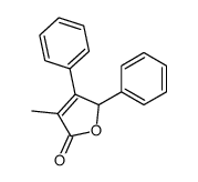 4-methyl-2,3-diphenyl-2H-furan-5-one Structure