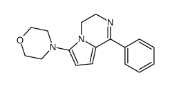 4-(1-phenyl-3,4-dihydropyrrolo[1,2-a]pyrazin-6-yl)morpholine结构式