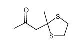 1-(2-methyl-1,3-dithiolan-2-yl)propan-2-one Structure