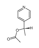 (S)-1-(4-Pyridyl)ethylacetat结构式