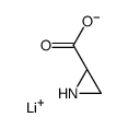 L-氮丙啶-2-羧酸锂结构式