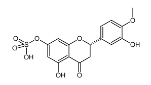 Hesperetin 7-O-sulfate Structure