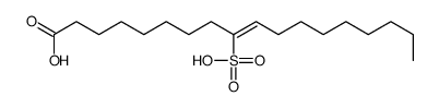 (Z)-9-sulfooctadec-9-enoic acid Structure