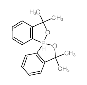3,3,3',3'-tetramethyl-1,1'-spirobi[2,1-benzoxaphosphol-1-ium]结构式