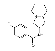 N-(1,2-diethylpyrazolidin-4-yl)-4-fluorobenzamide Structure