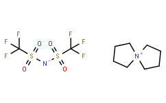 5-氮鎓螺[4.4]壬烷双(三氟甲磺酰)亚胺结构式