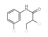 2,3-dichloro-N-(3-chlorophenyl)propanamide结构式