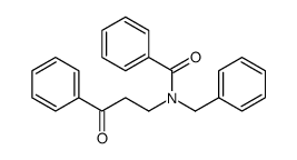 N-benzyl-N-(3-oxo-3-phenylpropyl)benzamide Structure