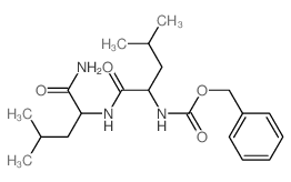L-Leucinamide,N-[(phenylmethoxy)carbonyl]-L-leucyl-结构式