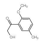Ethanone, 2-hydroxy-1-(2-methoxy-5-methylphenyl)- (9CI)结构式