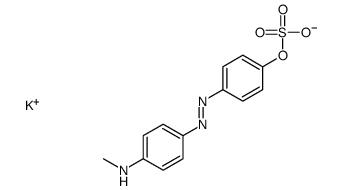 potassium,[4-[[4-(methylamino)phenyl]diazenyl]phenyl] sulfate结构式