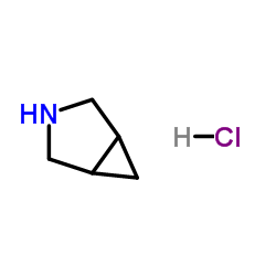 3-氮杂双环[3.1.0]己烷盐酸盐结构式