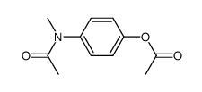 4'-acetoxy-N-methylacetanilide结构式