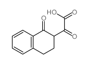 2-Naphthaleneaceticacid, 1,2,3,4-tetrahydro-a,1-dioxo-结构式