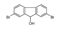 2,7-dibromo-9H-fluoren-9-ol Structure