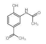 N-(5-acetyl-2-hydroxy-phenyl)acetamide结构式
