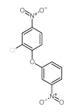 2-chloro-4-nitro-1-(3-nitrophenoxy)benzene结构式