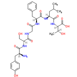 (D-Ser2)-Leu-Enkephalin-Thr structure