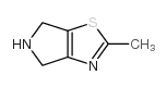 2-METHYL-5,6-DIHYDRO-4H-PYRROLO[3,4-D]THIAZOLE structure