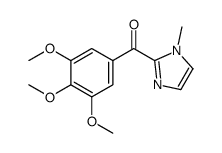 (1-Methyl-1H-imidazol-2-yl)(3,4,5-trimethoxyphenyl)methanone Structure