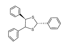 (5R)-2,4,5-triphenyl-1,3-dithiolane Structure