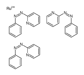 phenyl(pyridin-2-yl)diazene,ruthenium(2+) Structure