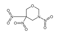 3,5,5-trinitro-1,3-oxazinane Structure