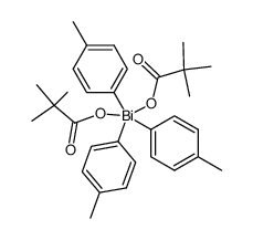 tris(para-tolyl)bismuth dipivalate结构式