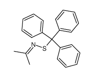 N-tritylsulfenyl imine of acetone结构式