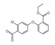 ethyl 2-(3-chloro-4-nitrophenoxy)benzoate Structure
