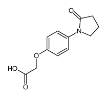 2-(4-(2-OXOPYRROLIDIN-1-YL)PHENOXY)ACETIC ACID Structure