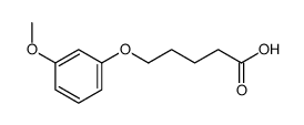 5-(3-methoxyphenoxy)pentanoic acid Structure