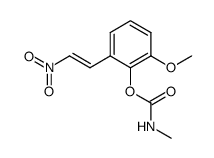 2-methoxy-6-(2-nitrovinyl)phenyl methylcarbamate Structure