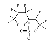 1,1,2,3,4,4,5,5,6,6,6-undecafluoro-1-fluorosulfonyloxyhex-2-ene结构式
