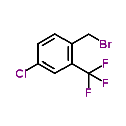 4-氯-2-三氟甲基溴苄结构式