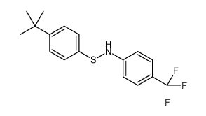 N-(4-tert-butylphenyl)sulfanyl-4-(trifluoromethyl)aniline Structure