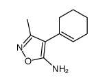 4-(cyclohexen-1-yl)-3-methyl-1,2-oxazol-5-amine结构式