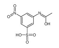 3-acetamido-5-nitrobenzenesulfonic acid Structure