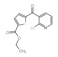 2-CHLORO-3-(5-ETHOXYCARBONYL-2-THENOYL)PYRIDINE picture