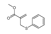 methyl 2-(phenylsulfanylmethyl)prop-2-enoate结构式